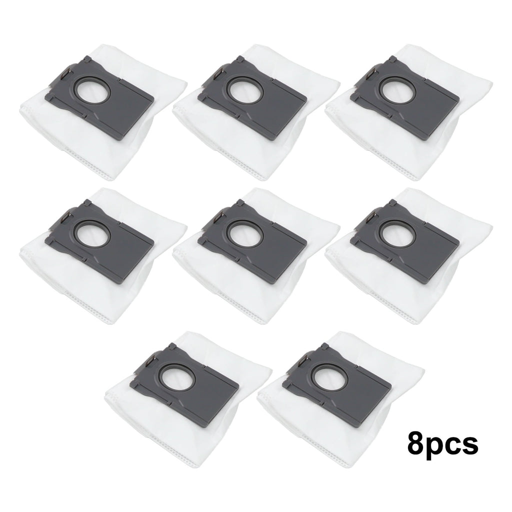 Wodtesl 8Pcs Dust Bags For Dreame D10 Plus Gen 2 L10s Plus Robot Vacuum Cleaner Accessories Sweeper Parts For Home Cleaning Supplies