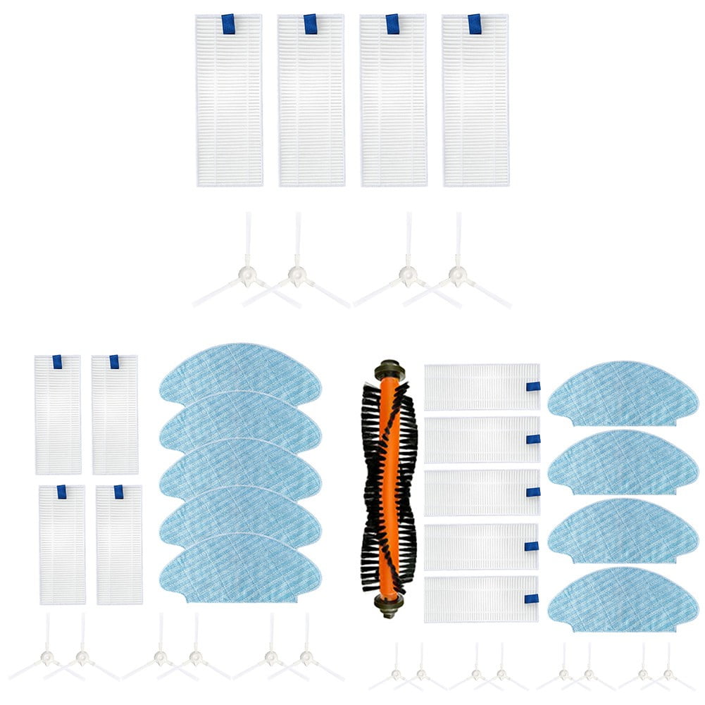 Side Brush Filter Mop Rag For Tefal Explorer X-plorer 20 40 Series Robot Vacuum Cleaner Replacement Robot Sweeper Spare Part A