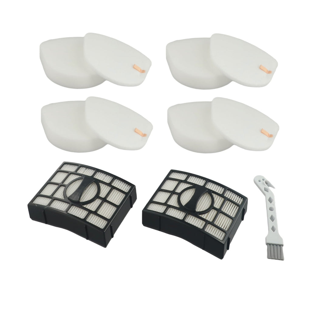 Replacement Filter Set for Shark Upright Vacuums Featuring Compatibility with Various Models Including CU530 and UV725
