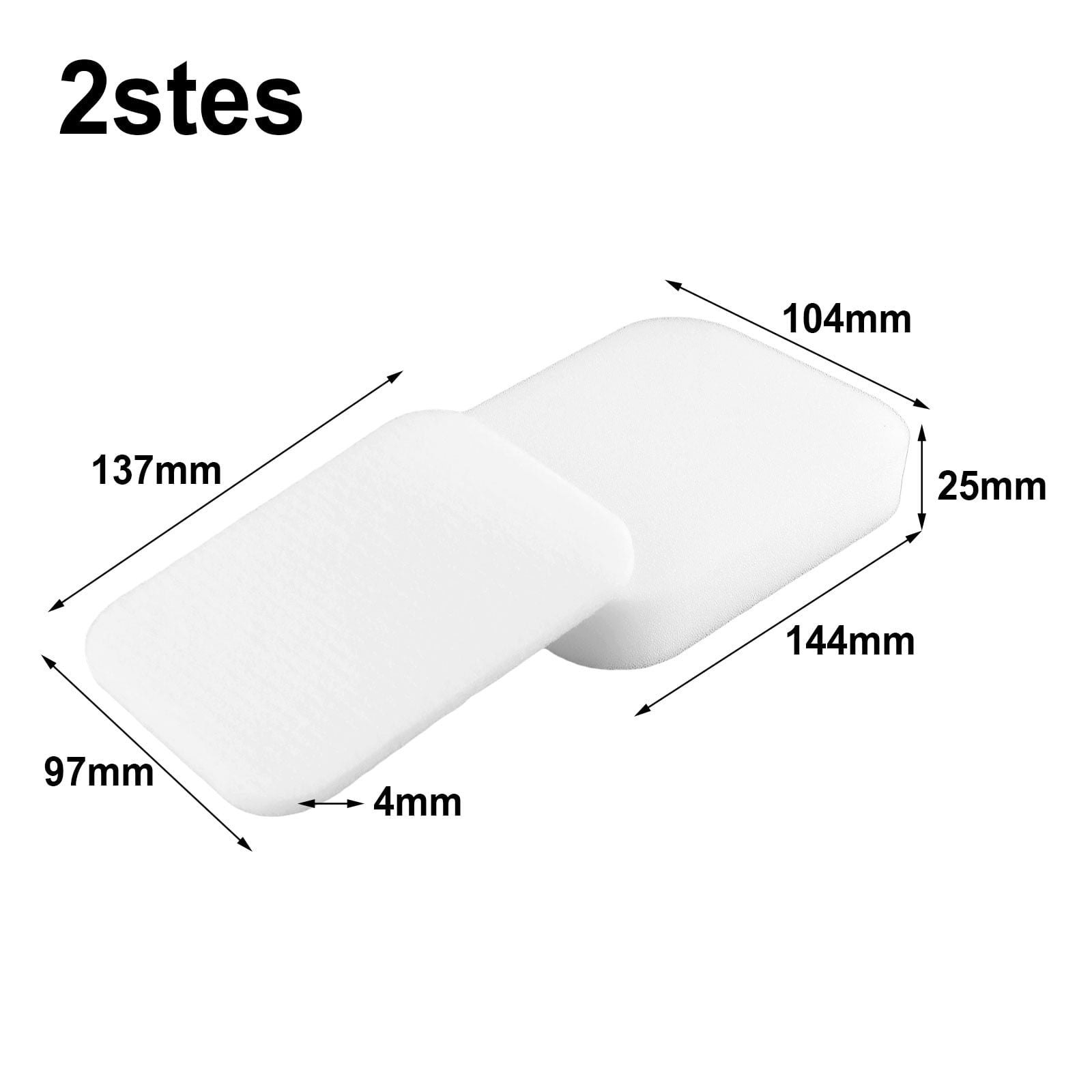 2Sets For Shark Foam Filter For Shark Upright Vacuum Cleaner NV602UK Lift-Away NV602 NV702 NV702UK NV702UKT Accessories