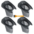 Luolandi 2/4pcs Filters For Dirt Devil Vibe 3 In 1 Bagless Stick Vacuum Cleaner 440003993 Home Cleaning Replacement Accessories