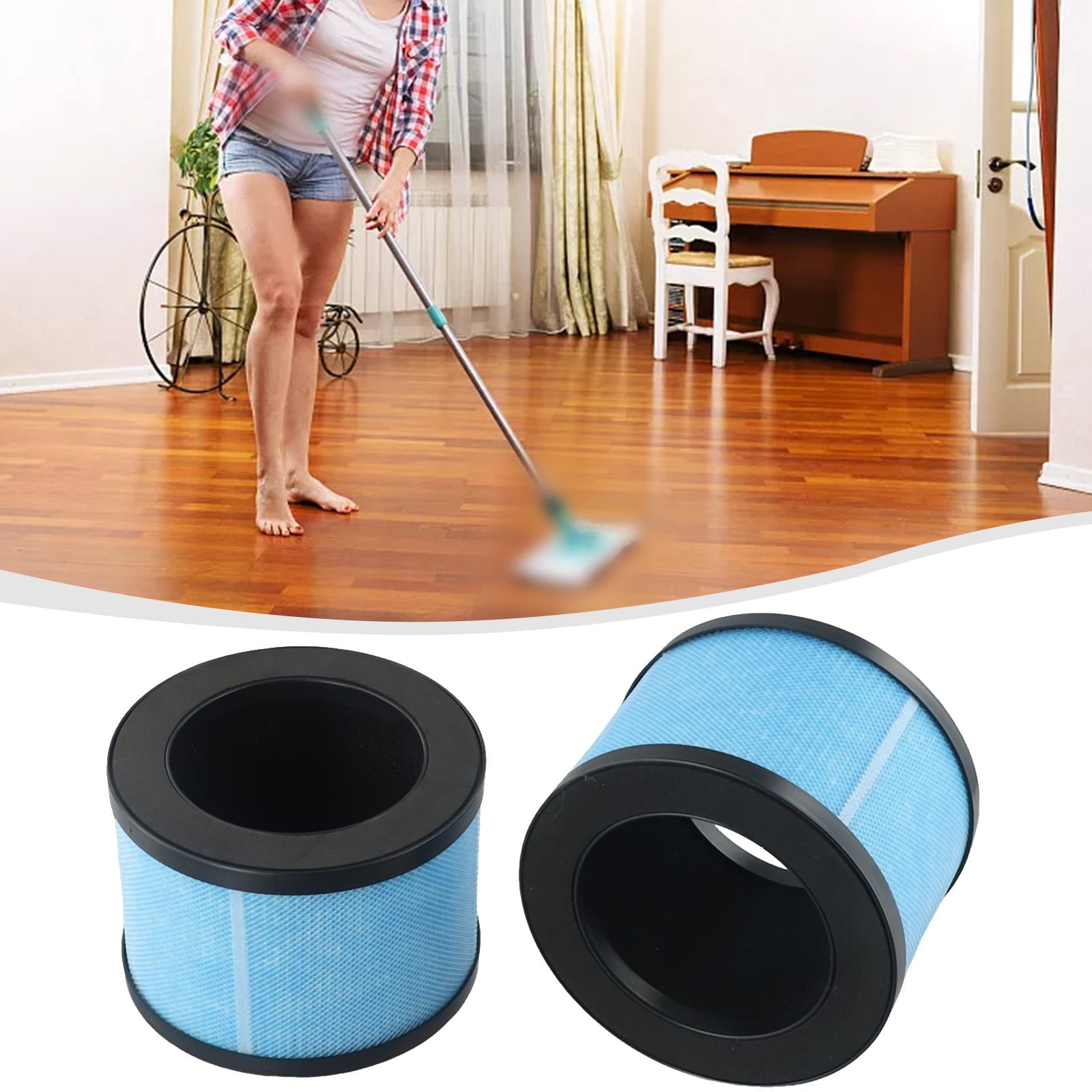 2pc Replacement Filter Compatible With For AROEVE For MK01 MK06 DH-JH01 Household Supplies Cleaning Accessory In Stock