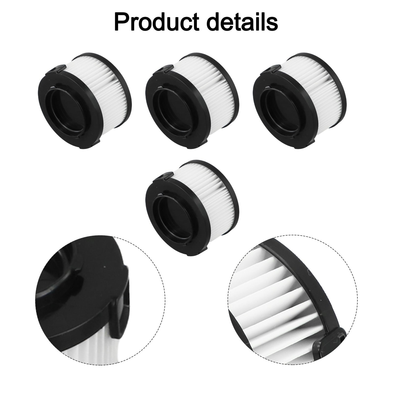 4PCS SF65 Replacement Filter For Simplicity Handheld Cordless Cleaners S65 Replacement Vacuum Spare Part