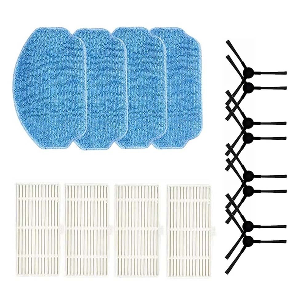 Vaccum Cleaner Filter Side Brushes Kit For Onson For Mamnv Br150 Br151 Sweeper For Haier Tl30U1 Vaccum Cleaner Filter Rags As Shown