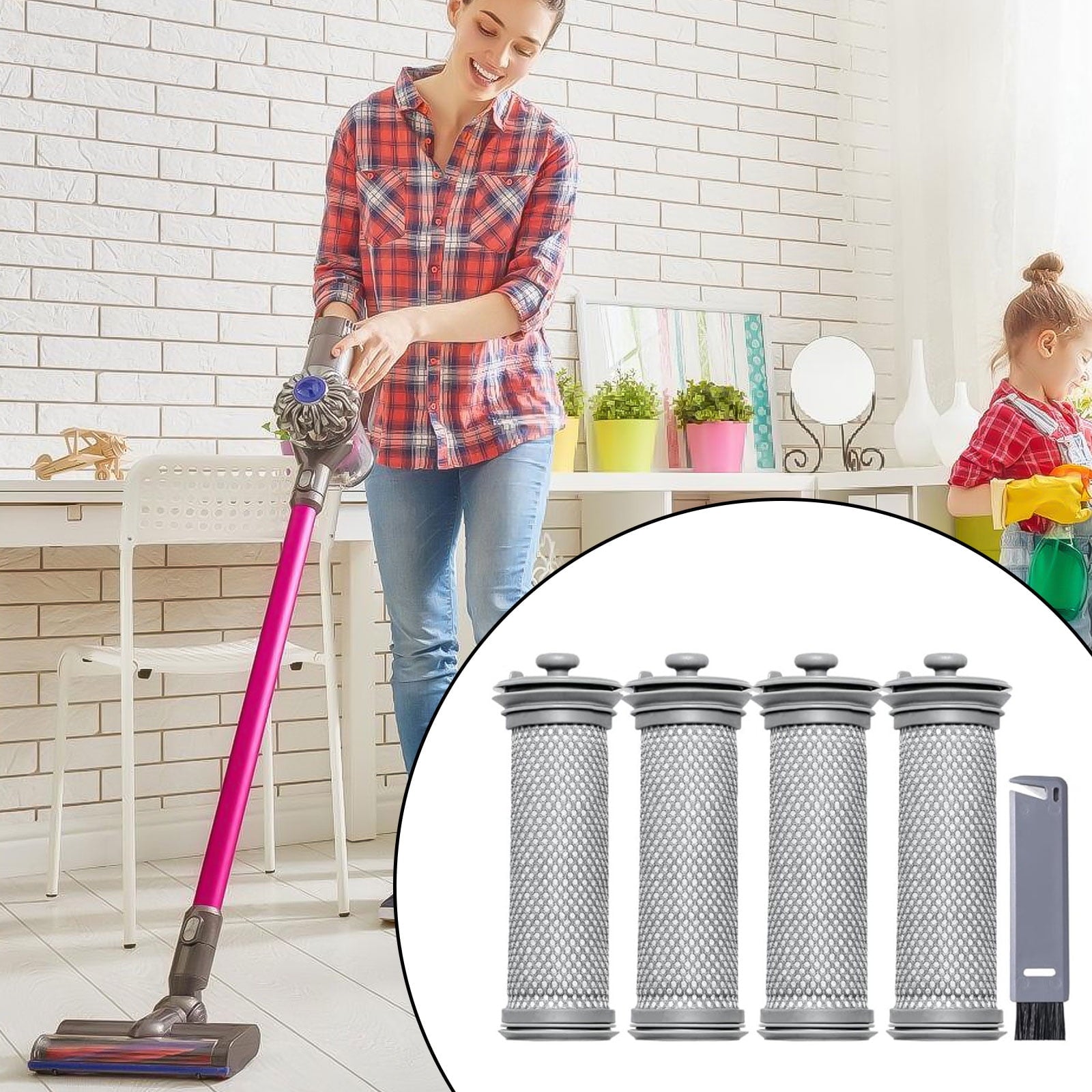 Replacement Sweeper Filter for A10 S12 Cordless Handheld Vacuum Cleaners Filter Spare Parts
