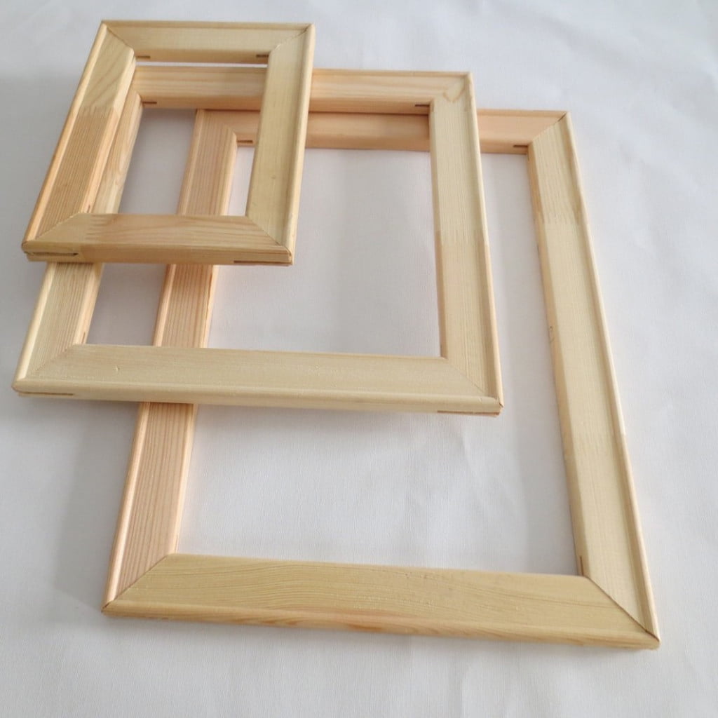 DIY Solid Wood Canvas Frame Kit for Paint by Number&Oil Painting& Painting by Number Wooden Art Frames,Wood Frame For Oil Painting Nature DIY Frame Picture Inner Picture Frame 15*15