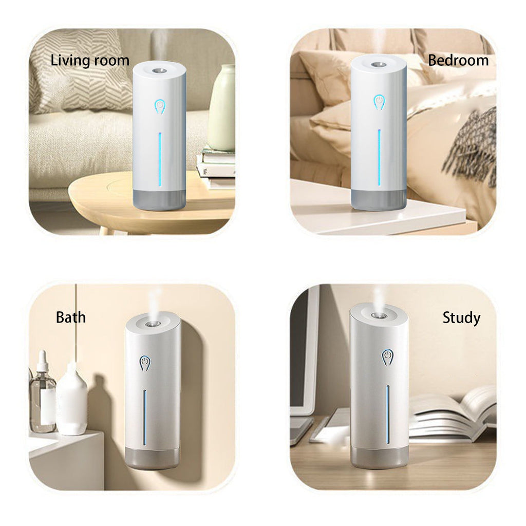Automatic Air Freshener Diffuser for Large Rooms - 50ml Capacity with Adjustable Timer - USB-Powered Scent Machine for Home/Office - Quiet Operation & LED Display White