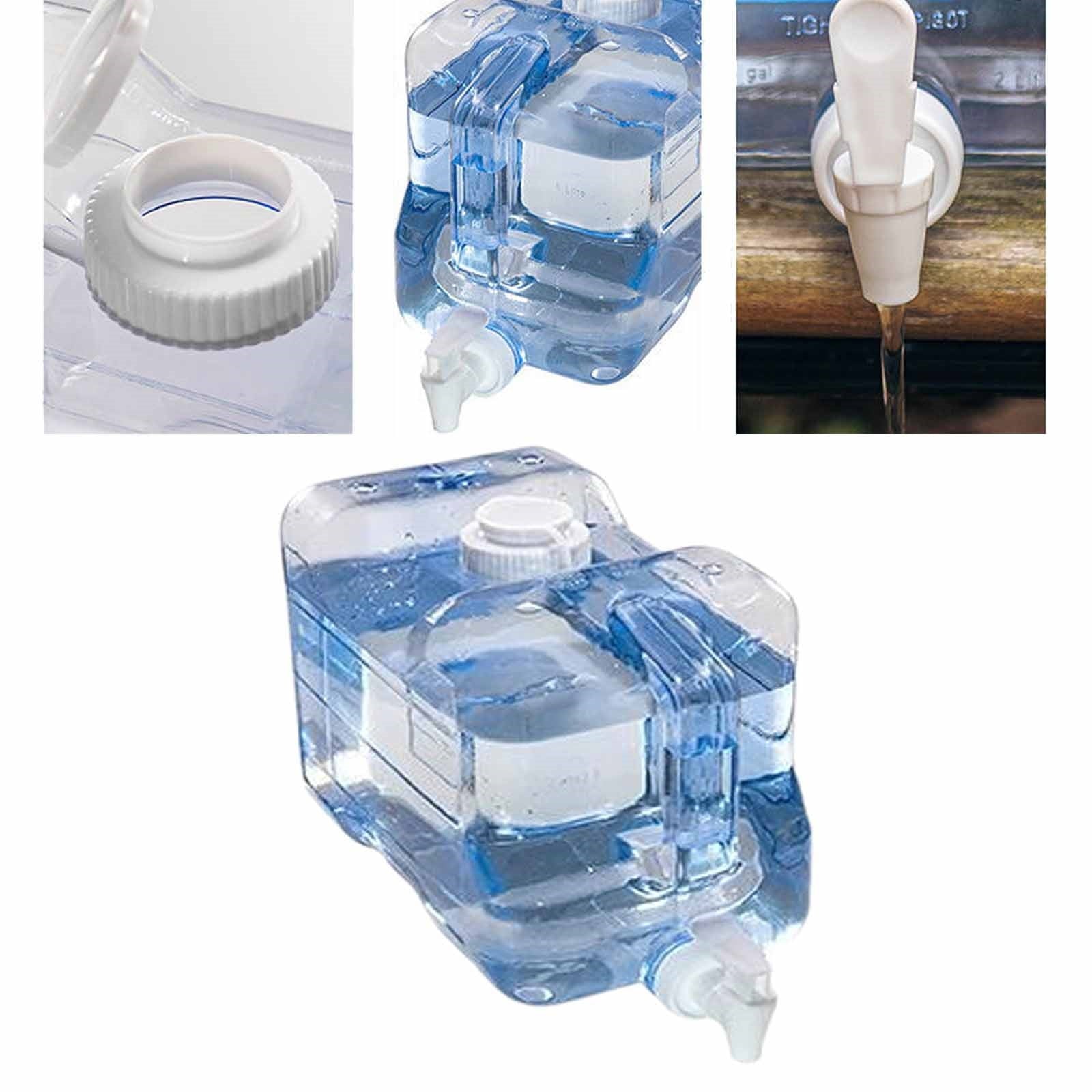 Fridge Water Dispensers Bottle with Leak-proof Spigot and Convenient Handle Plastic Cold Juice Beverage Dispenser Jug for Party Refrigerator Drink Juice Iced Tea, 1.5 Gallon, 1 Pcs, 13.78x4.92x8.46 13.78" x 4.92" x 8.46" Clear