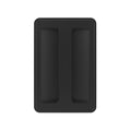 Silicone Toaster Cover 2 Slice Wide Slot,Reusable Heat Resistance Bread Machine Topper Cover,Dirt Proof Sandwich Accessories That Fit Most Toasters,Simple Design Easy to Clean & Wipe Black
