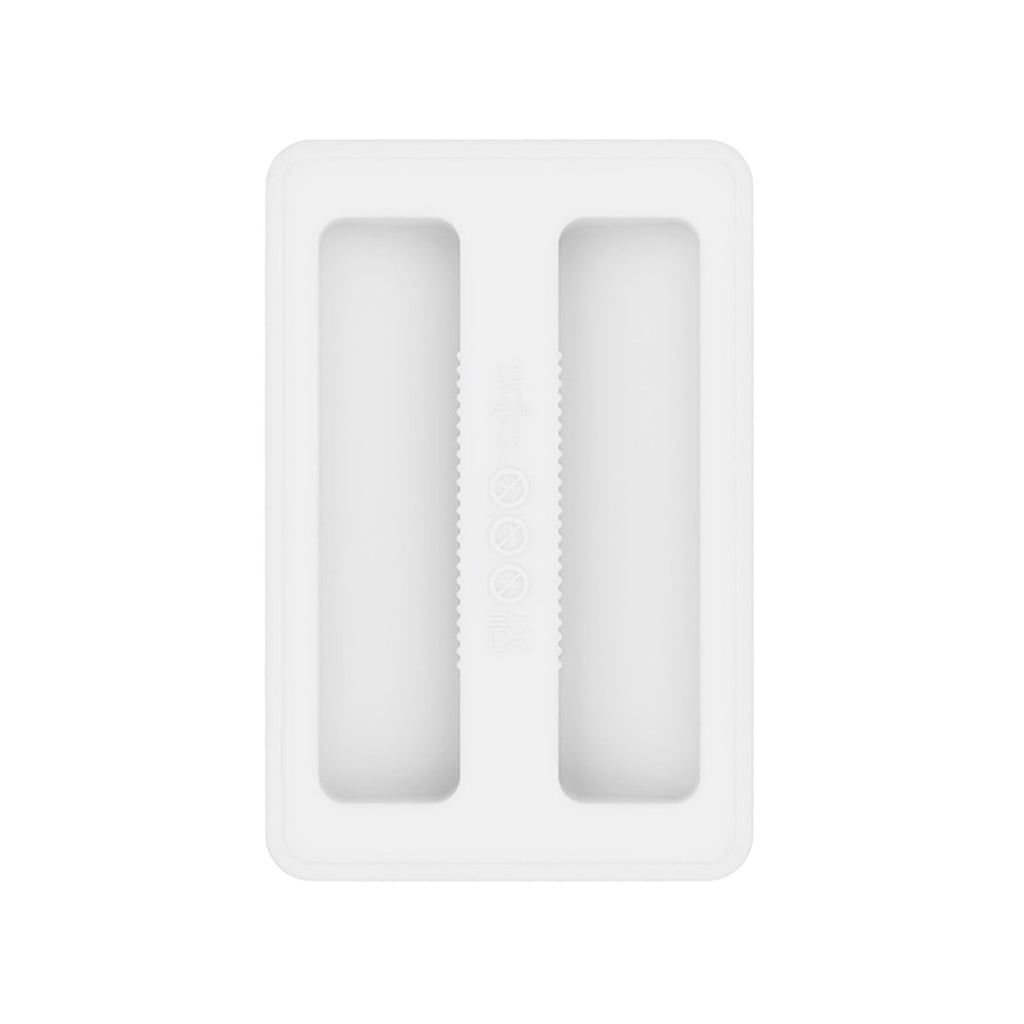 Silicone Toaster Cover 2 Slice Wide Slot,Reusable Heat Resistance Bread Machine Topper Cover,Dirt Proof Sandwich Accessories That Fit Most Toasters,Simple Design Easy to Clean & Wipe White