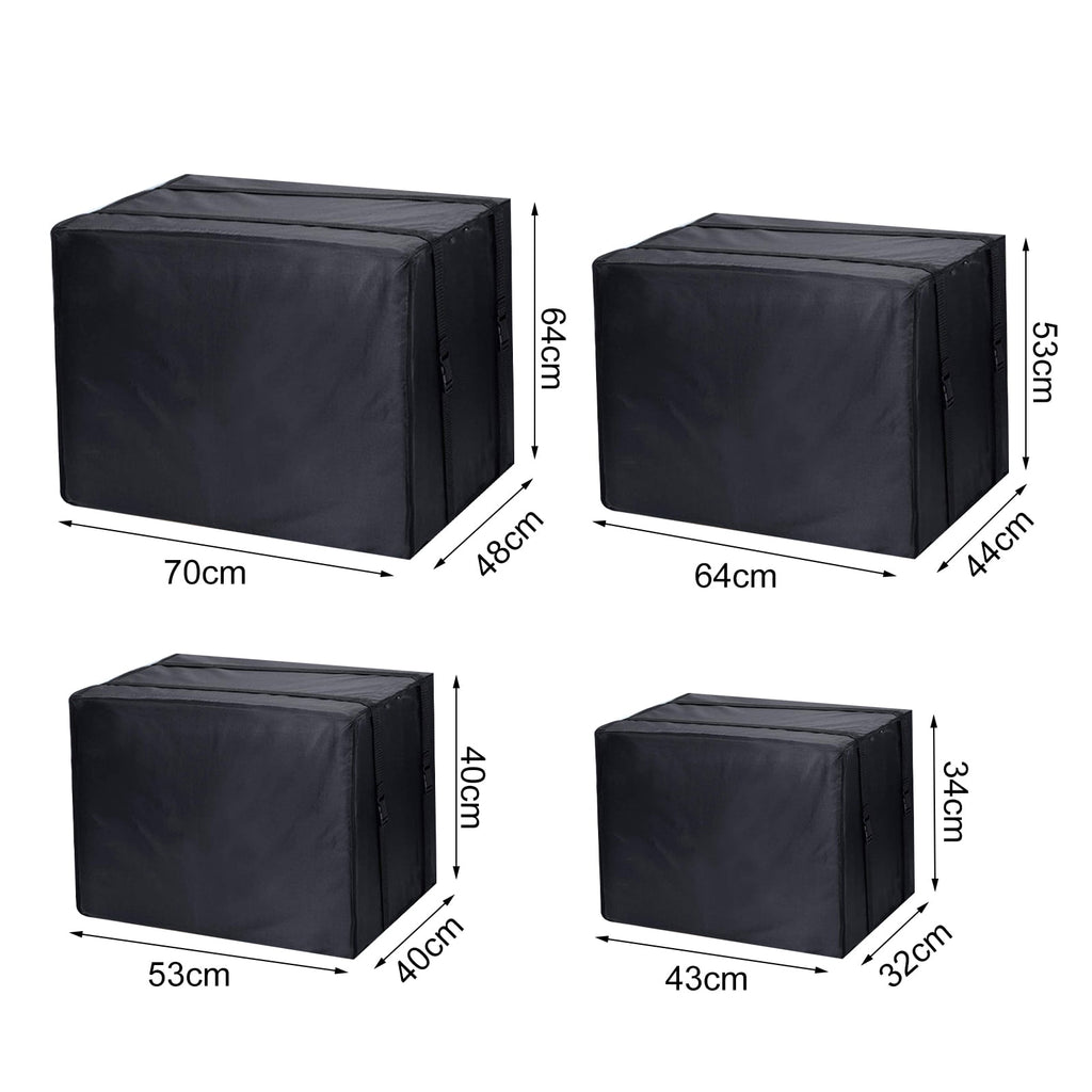 Cheers.US Window Air Conditioner Cover Outdoor, Outside Window AC Unit Cover Black Dust-Proof Waterproof AC Cover Outdoor Window AC Protection Cover 16.93" x 13.39" x 12.6" Black