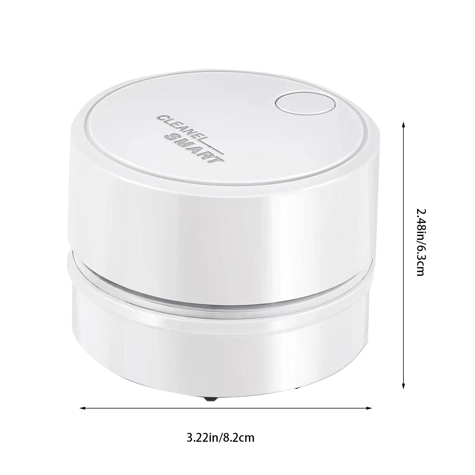Back to School Chmadoxn Desk Vacuum Cleaner, 360 Degree Rotating Design, Mini Table Vacuum Improved Details USB Cordless Vacuum, Sucks up Tiny Items Crumbs for Desktop Drawer Countertop 2.5×3.2 in Blue