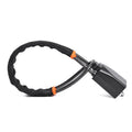 Car Steering Wheel Lock, Seat Belt Lock, Anti-Theft Device, Small and Light-Weight, Multi-Functional, Fit Most Vehicle, SUV, Golf Cart Security (Black)