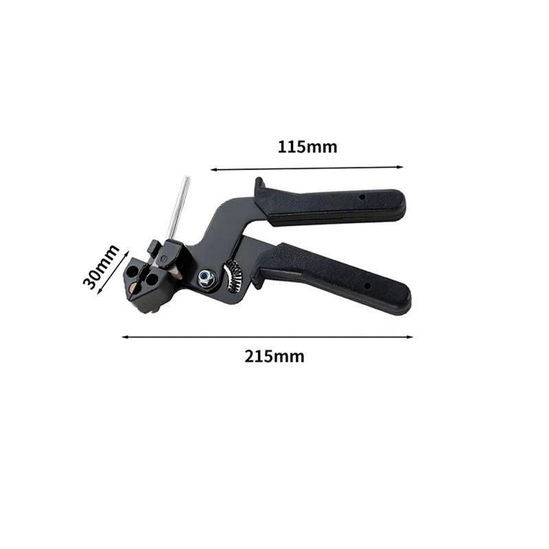 Cable Tie Gun，Stainless Steel Zip Tie Gun, Special Tool For Fastening And Cutting Metal Cable Ties. Stainless Steel Zip Tie Tool Used to Repair Fence, Pipe Wrap,