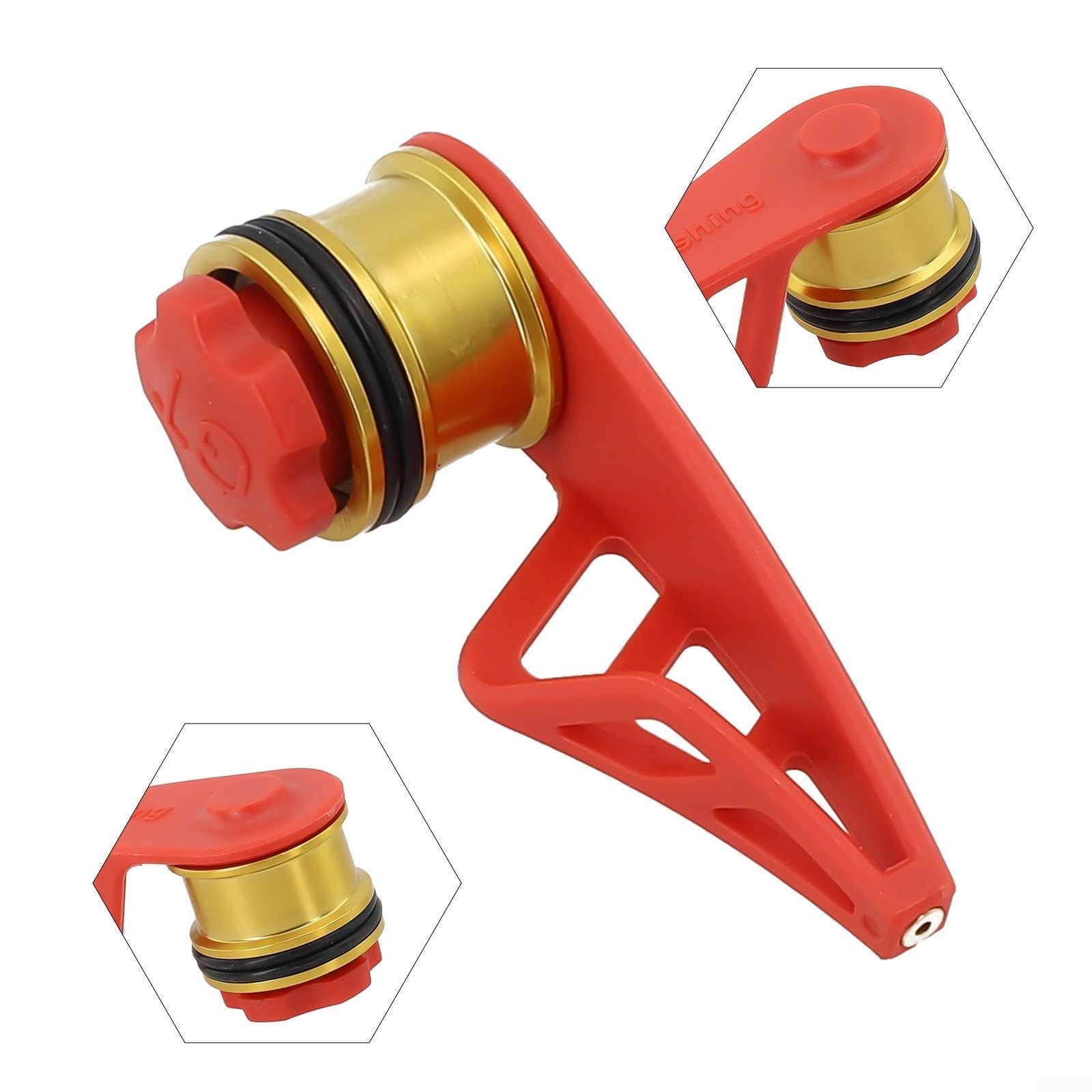Bobbin Knotter Knot Machine Heavy Knot Assist Knotting Machine Fishing Tool Winder Fishing Bobbin KNOTTER Fishing LINE   For 0.3-3.0 PE line(red)