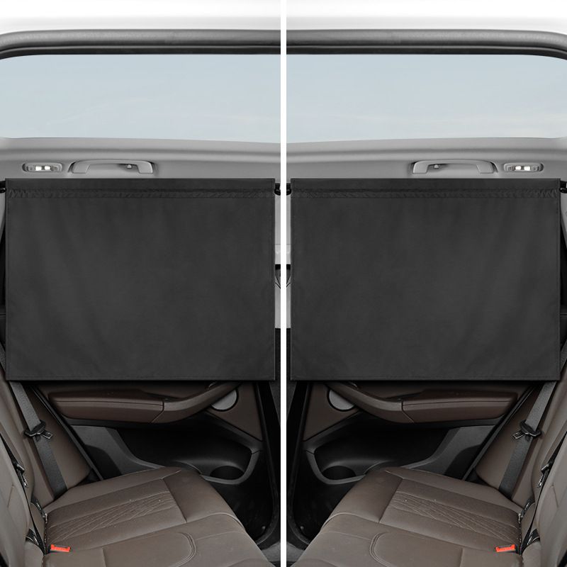 Car Window Shades - 2 Pack Side Window Sun Shade Privacy Curtains Upgrade Anti 99% Light Block Keeps Cooler Car Blackout Covers for Baby Sleeping Camping Travel Nap