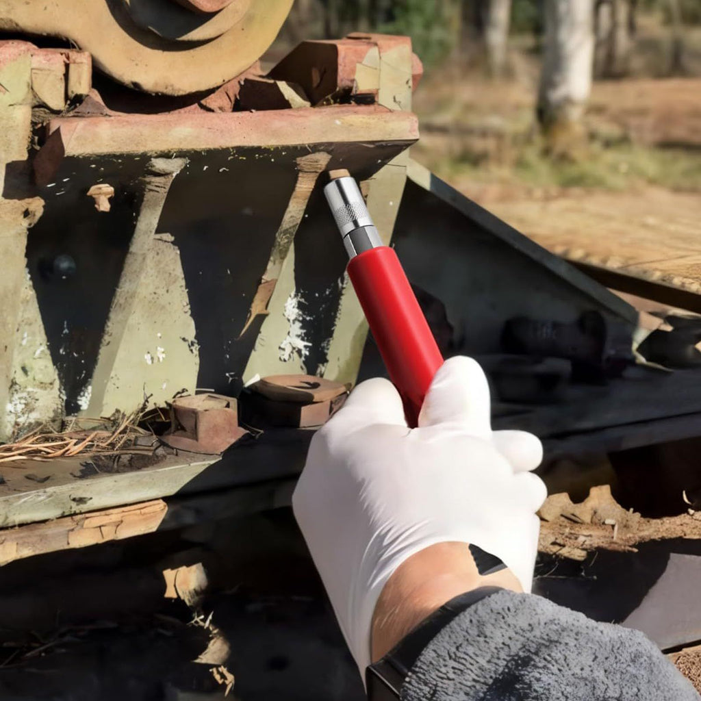Grease Fitting Cleaning Tool -Grease Zerk Cleaner, Zerk Fitting Cleaning Tool, Remove Old Dried Grease from Fittings, Pins, Shafts, Bushings, and Joints （Red）