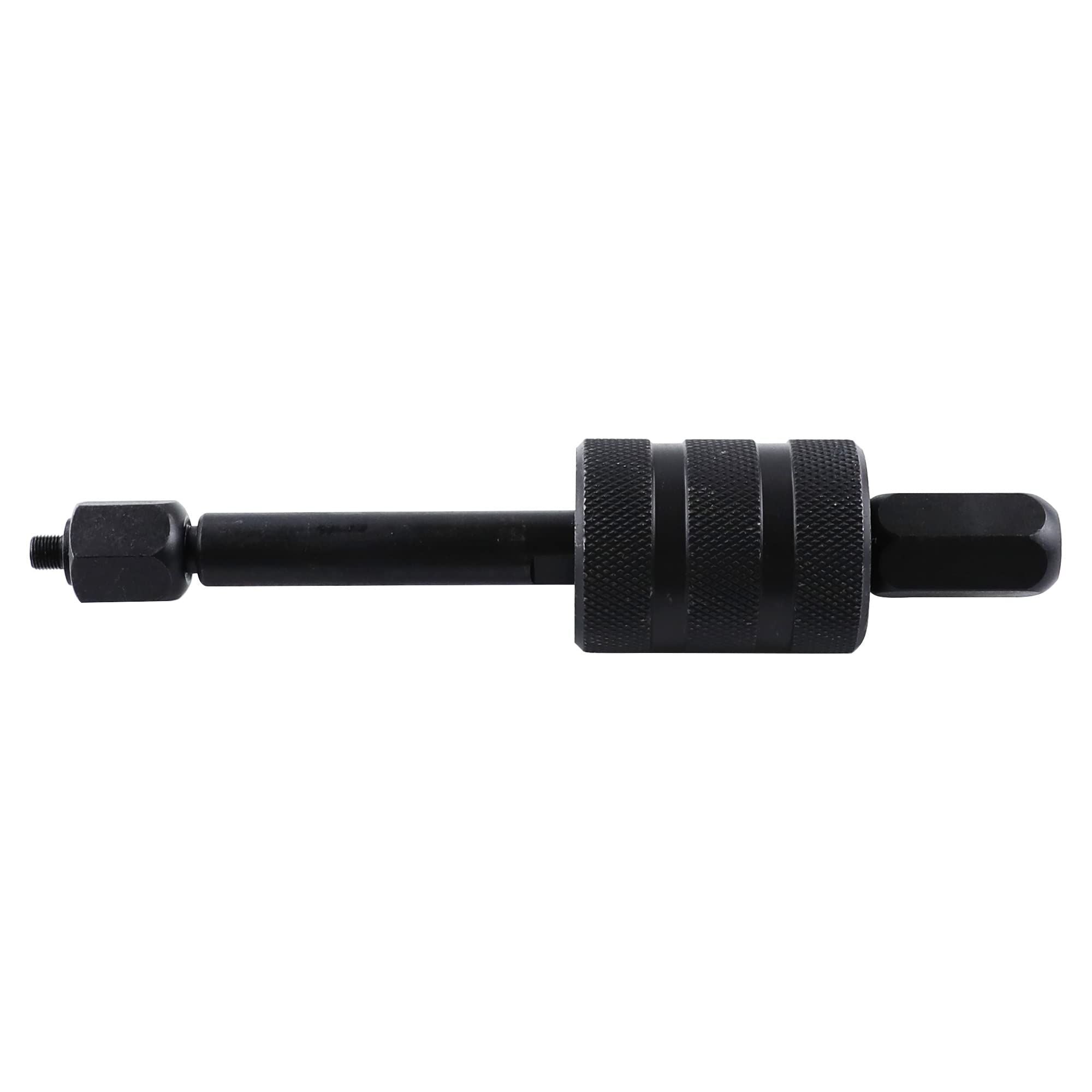 Diesel Injector Puller Tool with Slide Hammer, Common Rail Injector Remover w/ M8, M12, M14 Thread Adapter