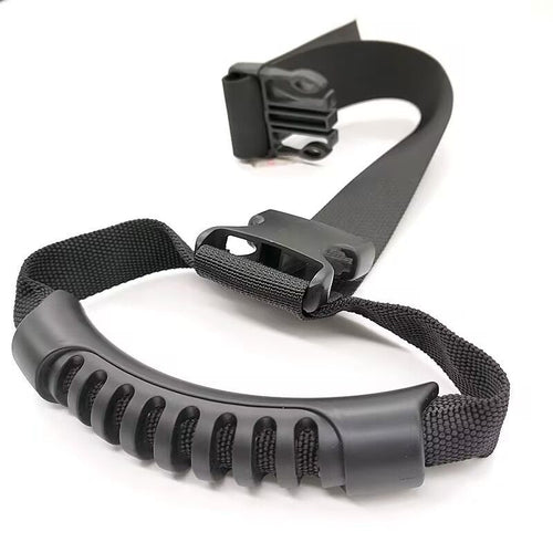 4Pack Car Grab Handle Adjustable Standing Aid Safety Handle Portable Vehicle Support Grab Bar Nylon Grip Handle Mobility Assist Device (Black)