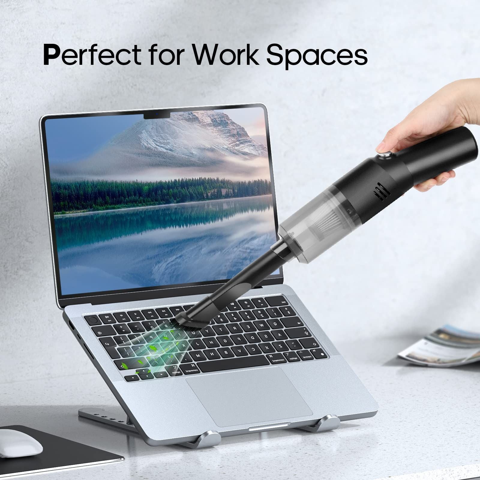 Wireless Mini Car Vacuum Cleaner(400g) Portable Rechargeable,Handheld Vacuums, Mini but Mighty Dust Busters Cordless Rechargeable,Hand Held Vac for Car/Desk /black