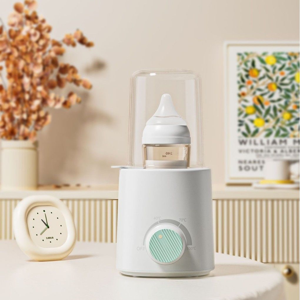 Fast Bottle Warmer, with Smart Temperature Control, Water Bath Technology, three gears white Fast charging type