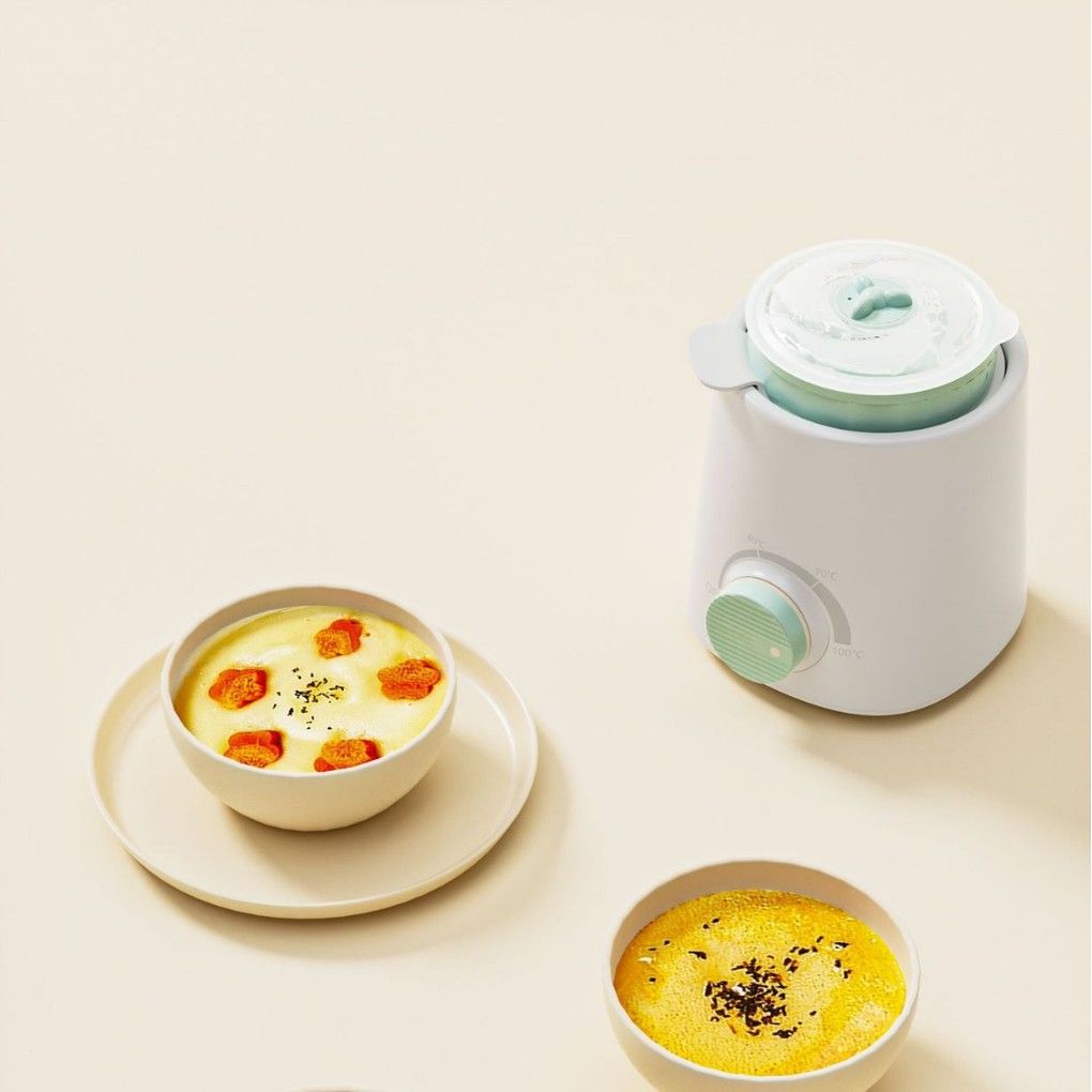 Fast Bottle Warmer, with Smart Temperature Control, Water Bath Technology, three gears white Fast charging type