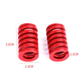 6PCS Spring Mod Kits Modification Spring Parts Accessories red Trunk Tailgate Strut Support Spring,OD Spiral Stamping Compression Spring Replacement Model 3