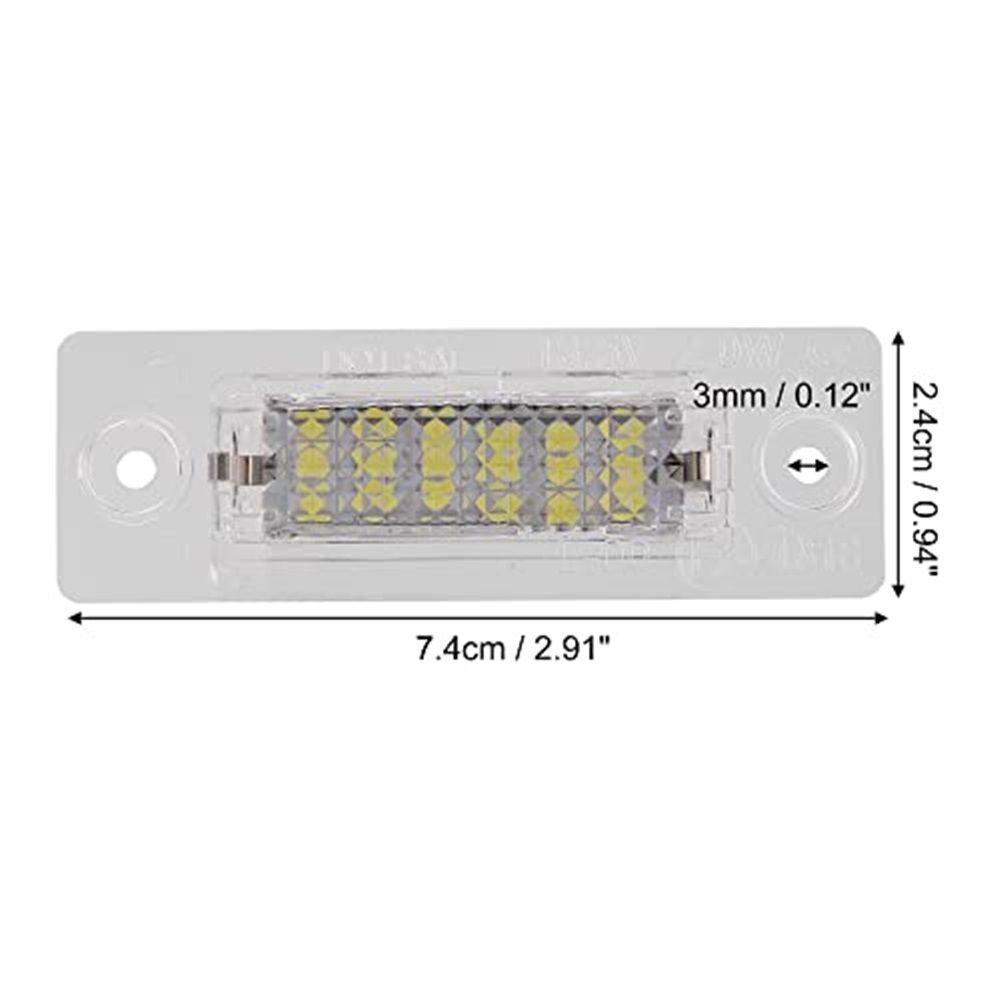 2x LED Licence Plate Lights Car Number Plate Lamp White Super Bright