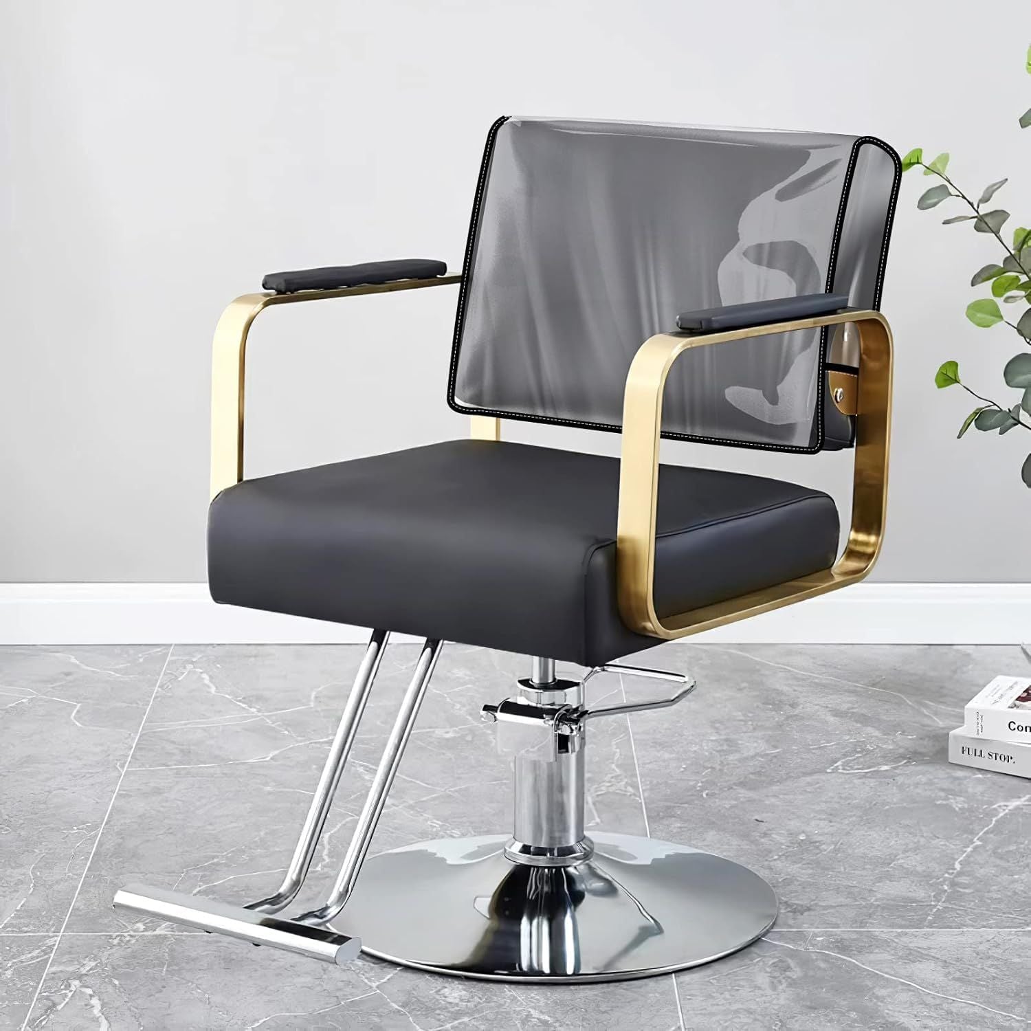 3pcs Plastic Salon Chair Back Covers Protectors - Pack of 3, Clear Vinyl Cover for Most Standard Salon Chairs. Protect Chairs from Stains, Chemicals, Mousse, Color, Peroxide & Bleach