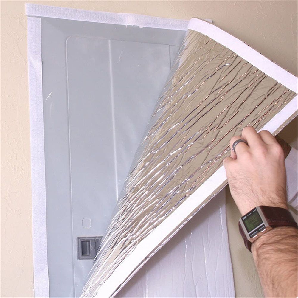Attic Armour Attic Fan Cover, Door Whole House Attic Ceiling Fan Shutter Seal Cover, Whole House Fan Cover, 129 * 129cm（50.79in）