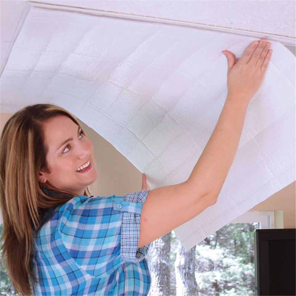 Attic Armour Attic Fan Cover, Door Whole House Attic Ceiling Fan Shutter Seal Cover, Whole House Fan Cover, 129 * 129cm（50.79in）