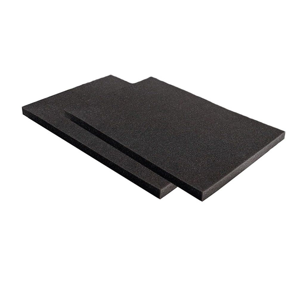 12" x 17" x 3/4" Air Conditioner Drip Cushion Black & Removable AC Rain Cover with Magnetic Pad for Window AC Units,Stops The Noise from Raining 2pcs