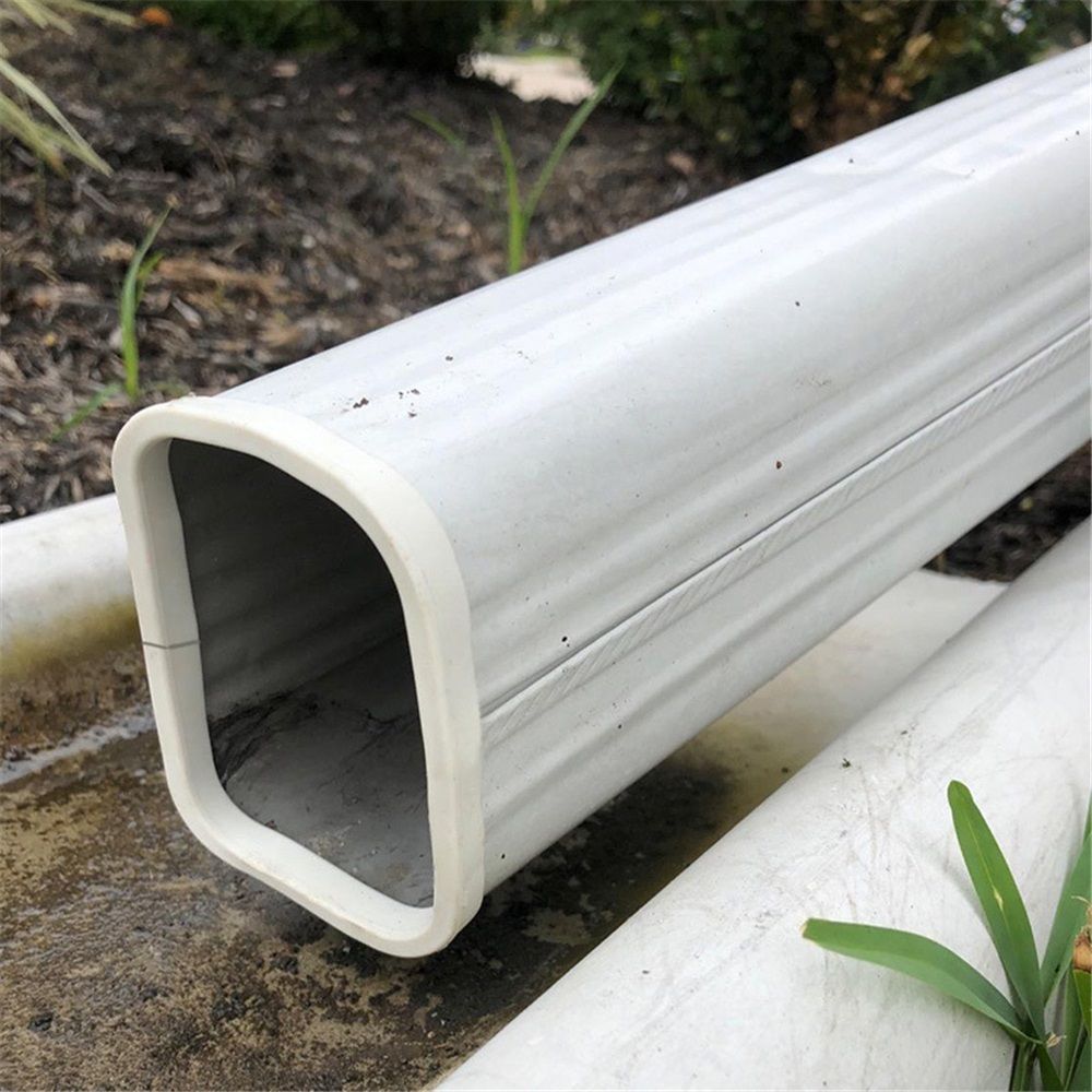 Downspout Safety Cap | 3"x4" Downspout Cover | Covers Sharp Edges, Protects Kids & Pets | 2 Pack White