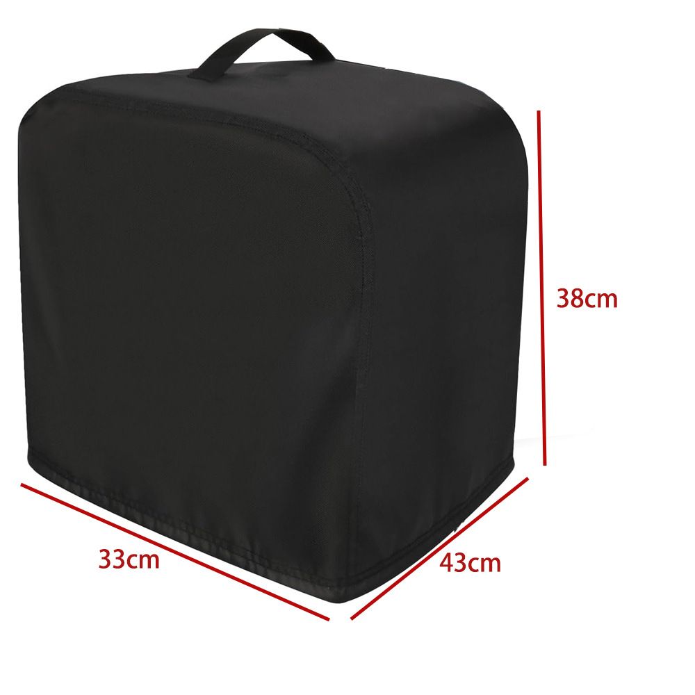 Ice Maker Countertop, Waterproof Cover for Portable Countertop Ice Maker Machine with Drawstring, Black (210D：33*43*38cm)