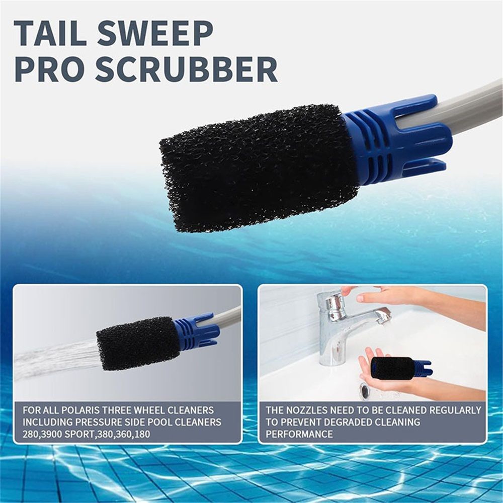 for  Pool Cleaner Parts,Tail Sweep with Scrubber Replacement Part Fit for  3900 Sport, 380, 360, 280, and 180 Pool Cleaners
