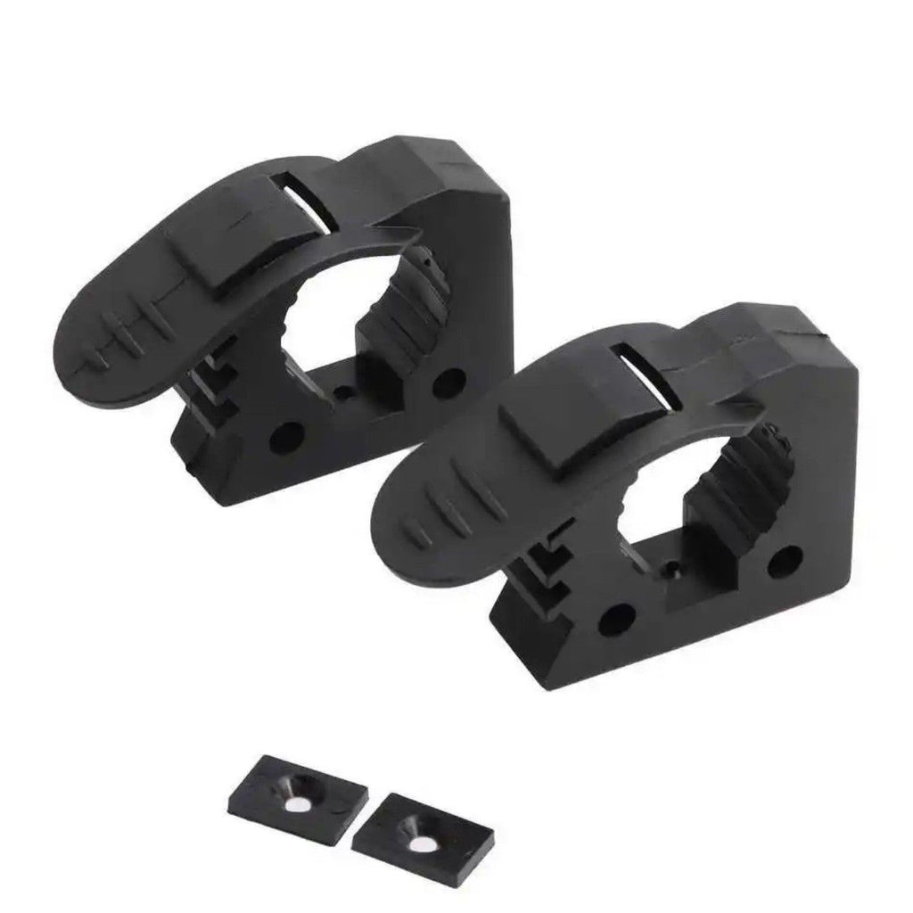2Pcs Shovel Mount, Rubber Clamp Grip for 3-4cm Diameter Tools and Equipment Used on Off-road vehicle, Pickup Trucks, Utility Trailers