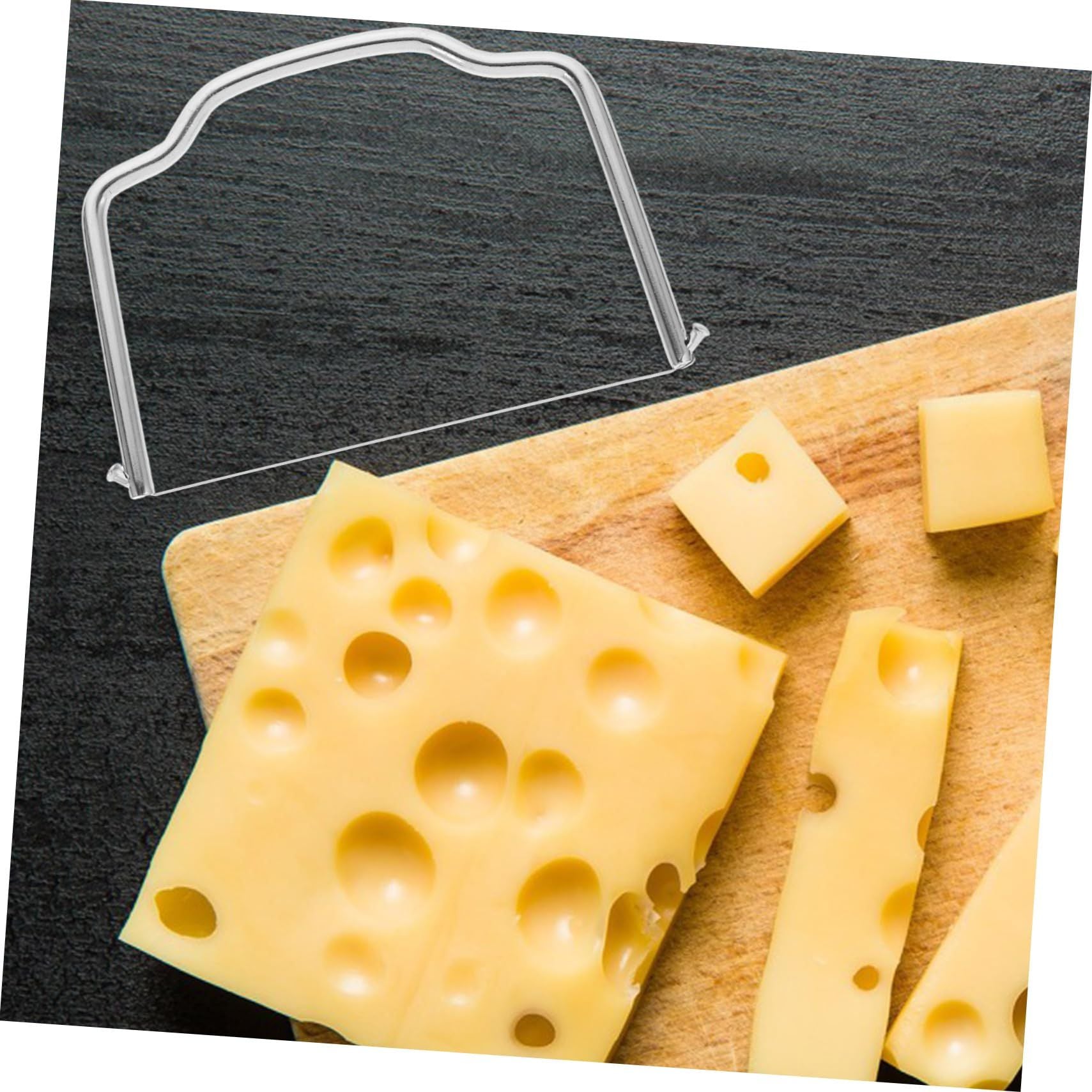 4pcs Stainless Steel Cheese Slicer Wire Cutters Block Cheese Slicer Easy to Use  multi-purpose butter knife cheese slicer