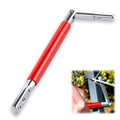 T-post Clips Tool Fixing Fence Clip and Wire Steel Bender T-post Handheld Twisting Tool, Multi Functional Bender