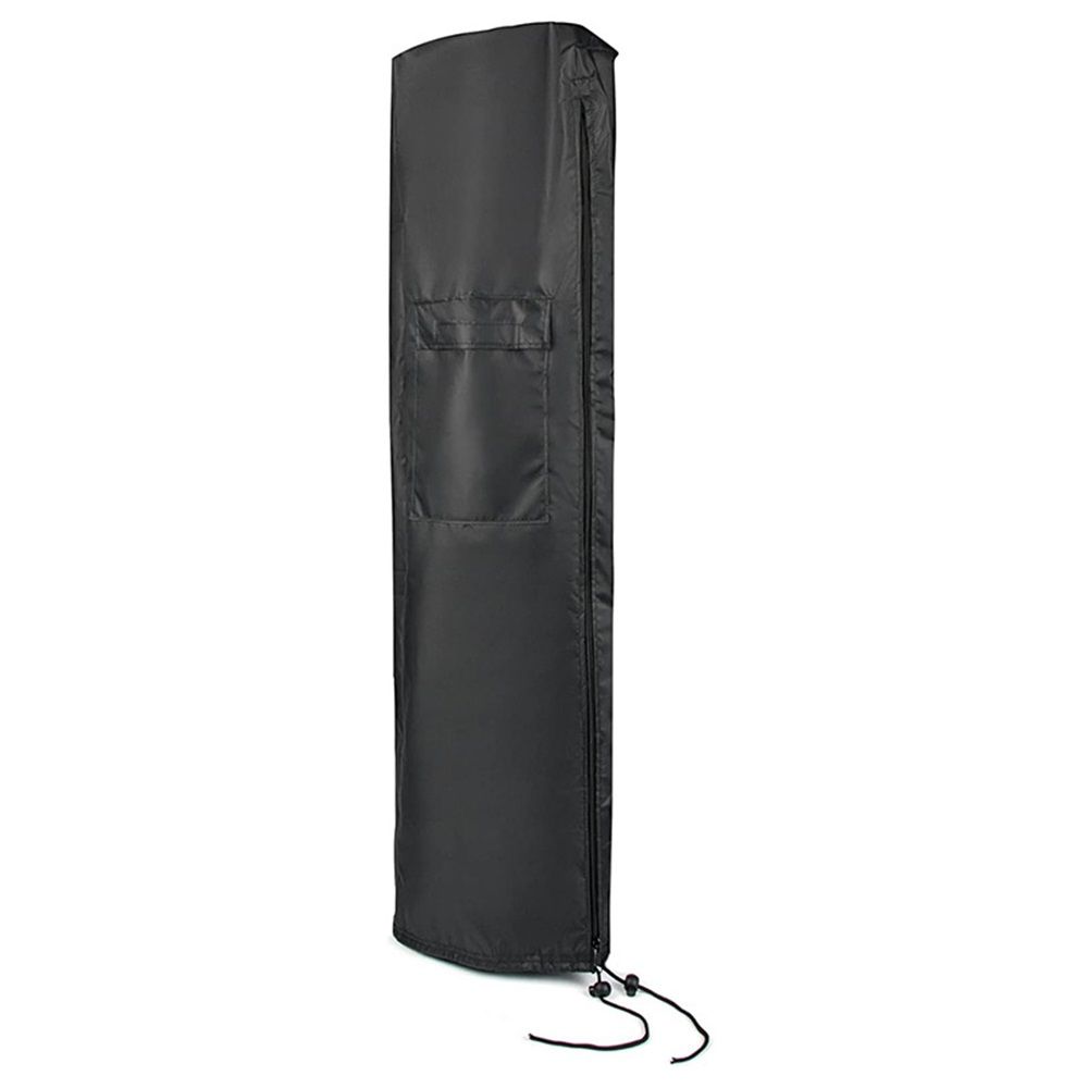 Patio Heater Covers for 42in Heater, Waterproof Outdoor Electric Heater Cover with Zipper Heavy Duty Storage Cover for Patio Outside Home Use - 10.2"L×12.6"W×41"H, Black