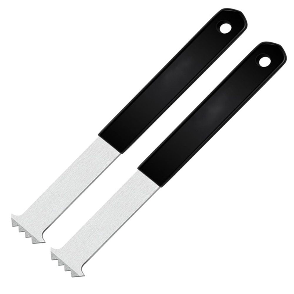 2 set Heavy Duty Paver Puller Tool - Dual Joint Scraper with Micro Teeth & Non-Slip Grip for Brick Removal, Perfect for Garden/Lawn/Patio Tile & Block Replacement