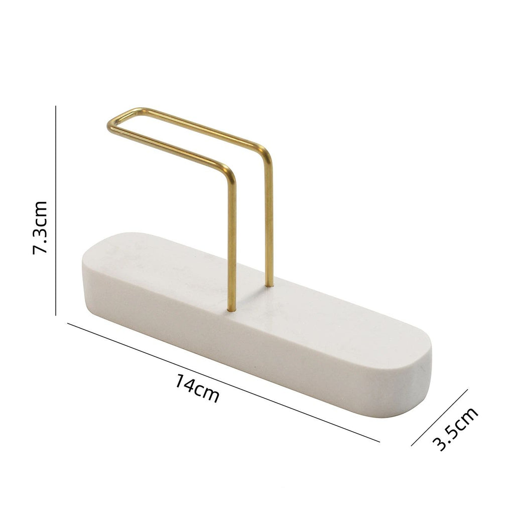 Coffee filter holder storage, marble holder coffee filter container, suitable for coffee bars/homes/offices（white）