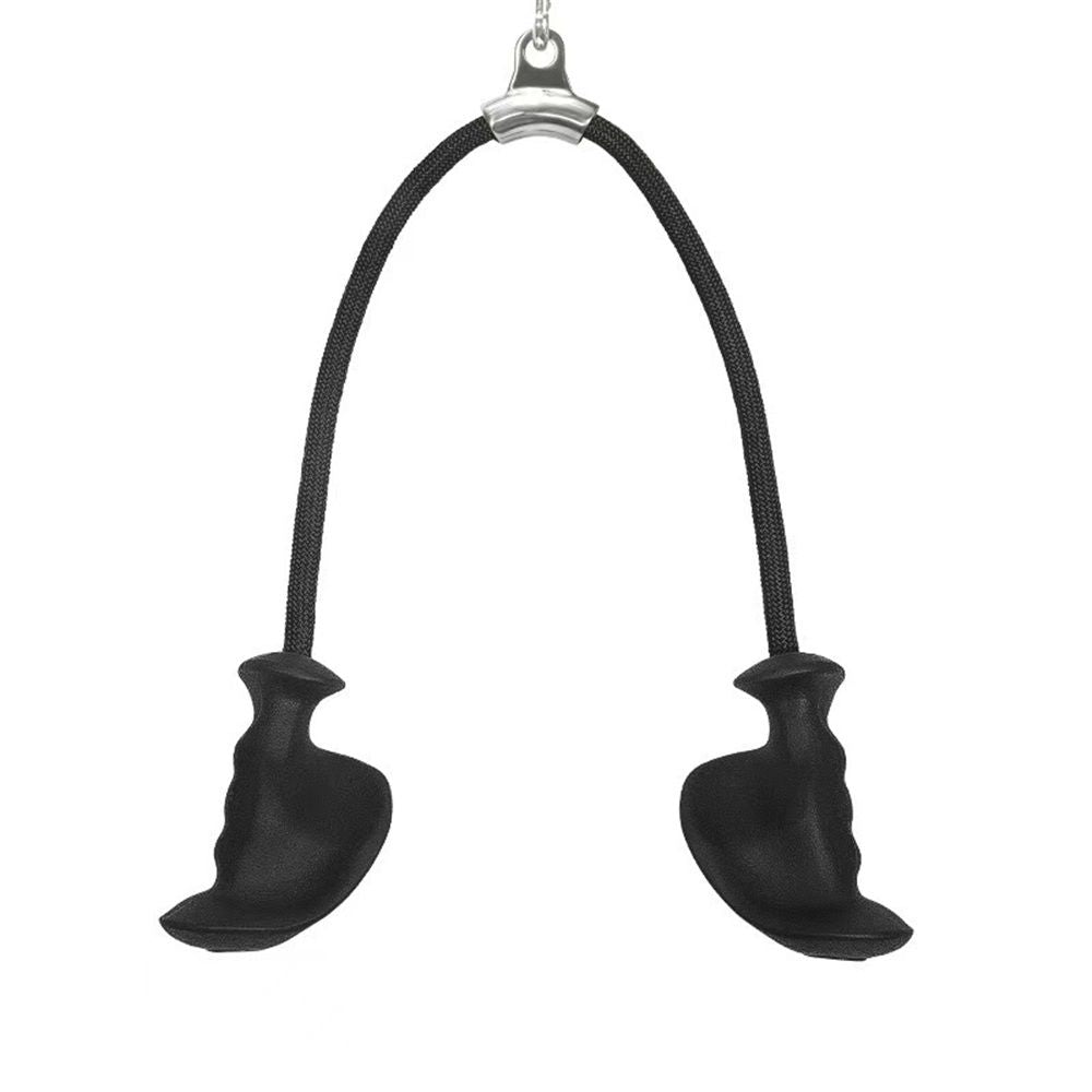 Tricep Rope with Ergonomic Handles, Tricep Pull Down Rope for Cable Machine, Pulley System, Triceps Rope Cable Attachment for Gym, Home