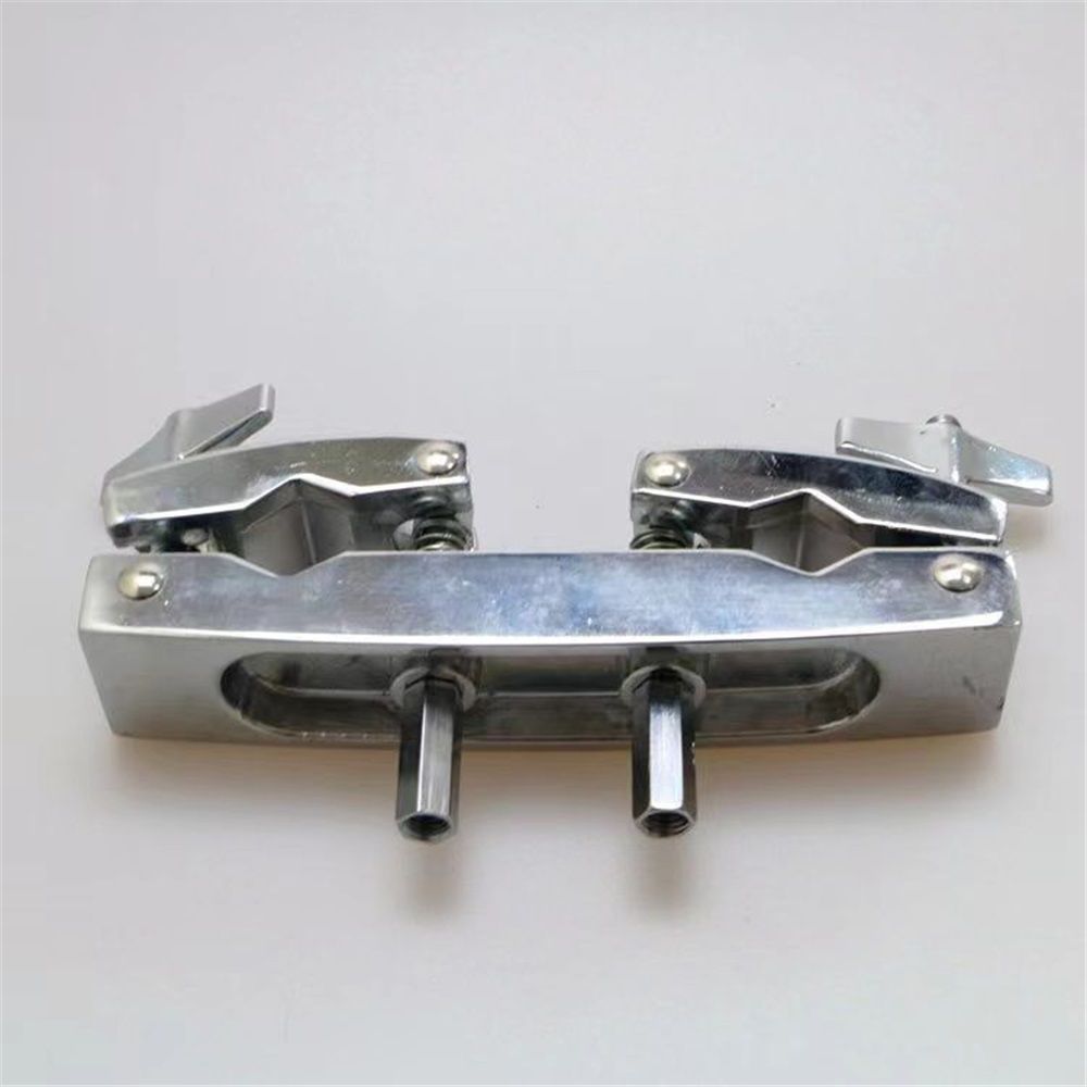 Silver Multi-clamp, Adjustable Quick Release Multi-clamp Construct with Premium Stainless Steel Material, Cymbal Stand Mount Holder for Drum Cymbal Stands & Holders