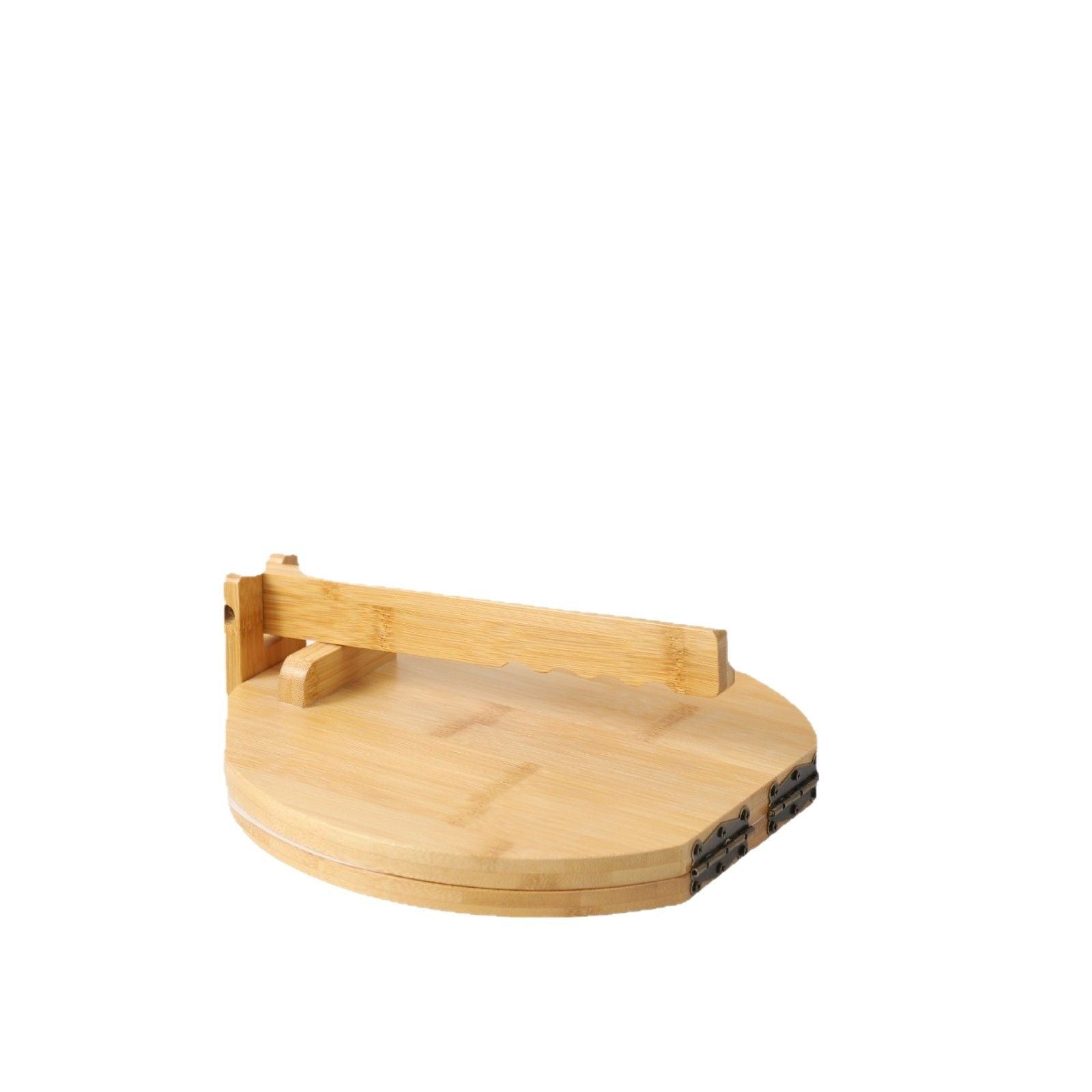 Tortilla Press  Bamboo Tortilla Maker  Mexican Tortillera Presser Homemade Tortillas  Dough Press  Wooden Corn Tortilla Maker Quesadilla Maker Rotatable Roti Maker with Parchment Paper & Dough