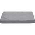 Dog Bed Cover,Waterproof Tough Plastic DIY Pet Bed Cover,Non Stick Hair Easy to Clean Rectangular Fillable Dog Bed Covers with Zipper(Light Grey,48" L x 36" W ,Cover Only)