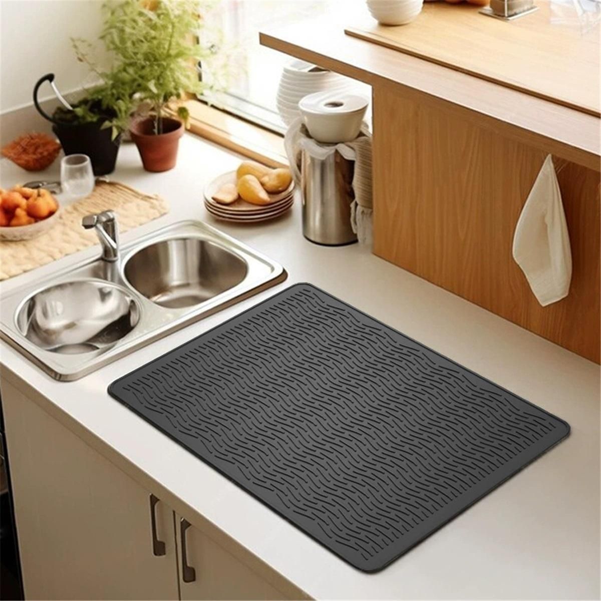 Stove Top Covers for Electric Stove, Thickened Premium Silicone Stove Mat for Glass Top Stove, 28 x 20 Glass Stove Top Cover Protector, Oven Range Top Cover, XL Dish Drying Mat