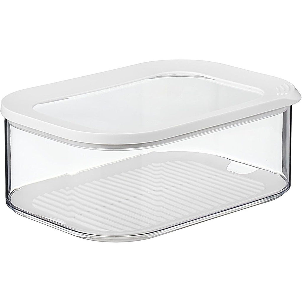 Cheese Box for Cheddar  with Transparent Lid, Airtight, Portable, BPA Free, Holds 68 oz/2000ml, 1 Count