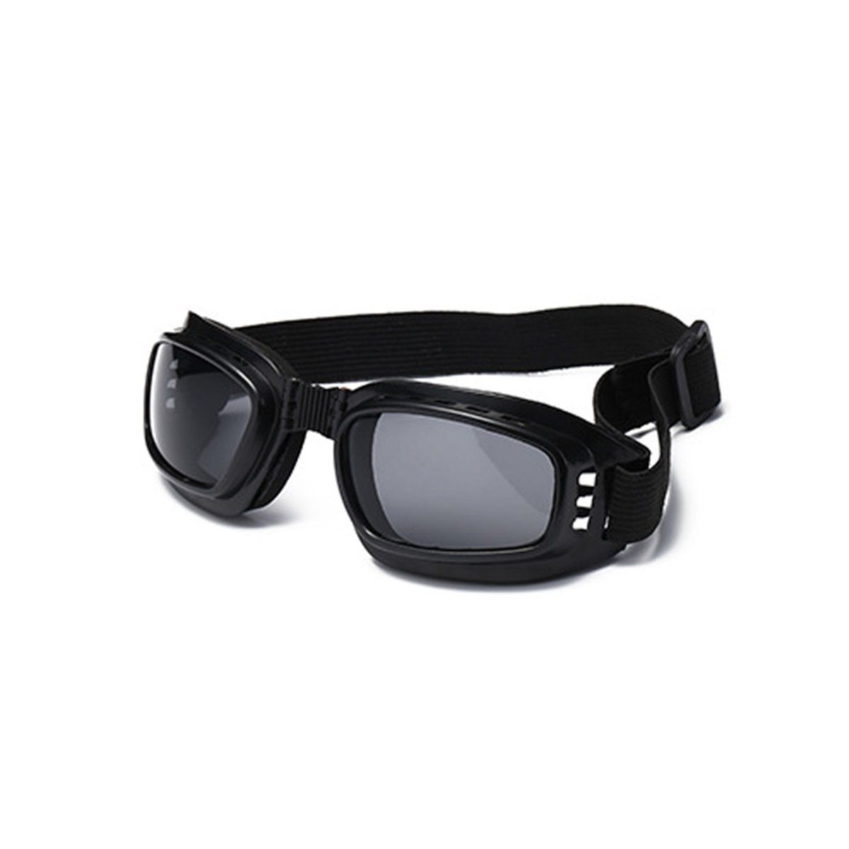 3pcs Dog Sunglasses Dog Goggles Wind Dust Fog Protection Eye Wear Pet Glasses with Adjustable Strap for Motorcycle Car Driving Bike Riding Hiking Swimming