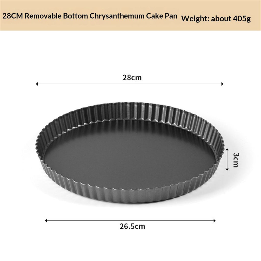 11 & 9 Inch Round Tart Pans with 2Pcs 4'' Mini Pans. Removable Bottom, Non-Stick Coating, Rugged Carbon Steel for Tart Quiche Pie Making. Gift for Christmas Thanksgiving Party Festival Family