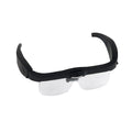 Rechargeable Magnifying Glasses with Light, Hands-Free Headset for Jewelers, Eyelash Extensions, Watch Repair, Cross Stitch, and Close Work